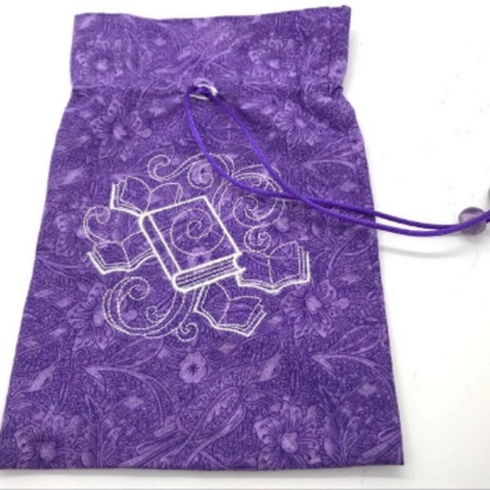 Magic Purple Tarot Card Deck Bag.